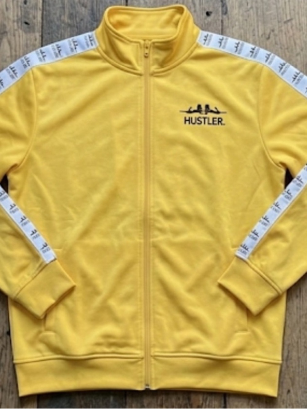 Hustler Zip-Up Track Jacket Men’s Size 2XL Black